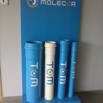 EXPOSITOR TUBO PVC MOLECOR