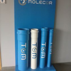 EXPOSITOR TUBO PVC MOLECOR